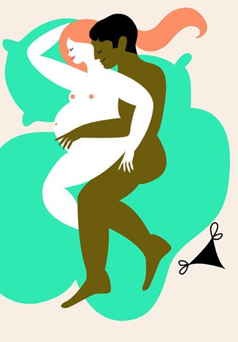 2. كاهش تدريجي ميل جنسي با پيشرفت بارداري