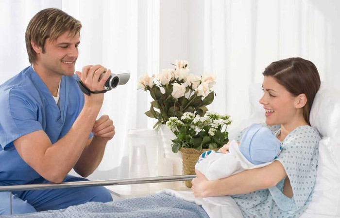 آمادگی پدر برای زایمان