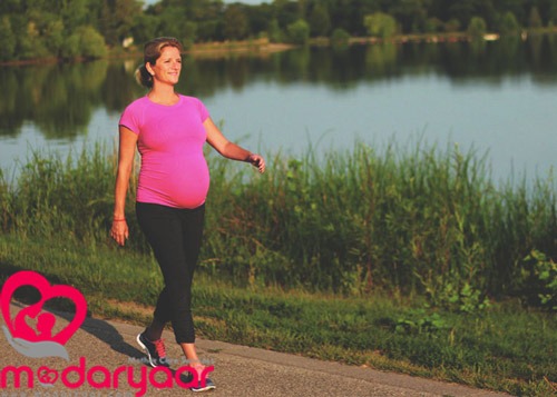 تاثیر پیاده روی بر زایمان