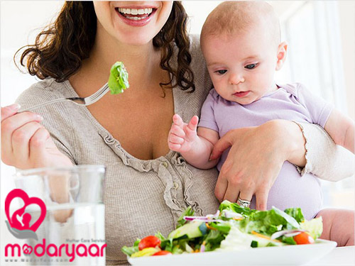تغذیه مادر بعد از زایمان