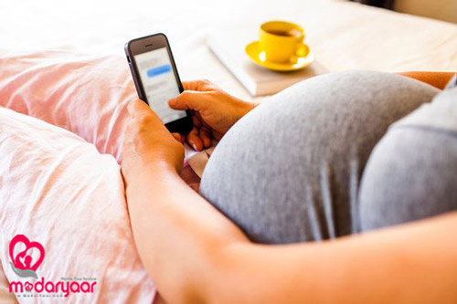 استفاده از موبایل در بارداری