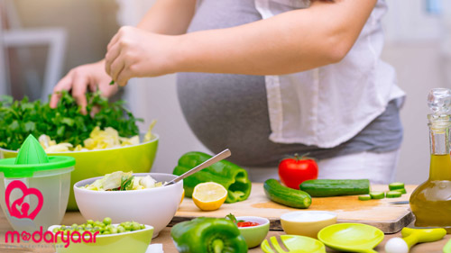 وزن گیری جنین در ماه آخر