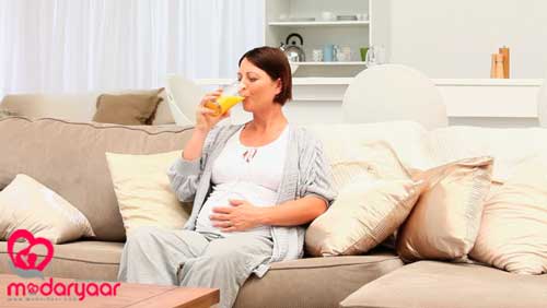 خوراکی ها و وزن گیری جنین