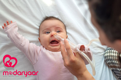 گرفتگی بینی نوزاد