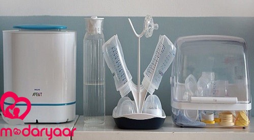 استریل کننده شیشه شیر نوزاد